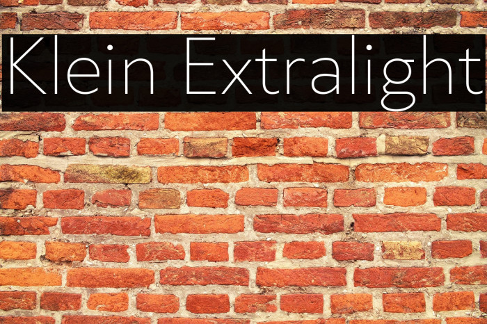 Klein Extralight Example 3