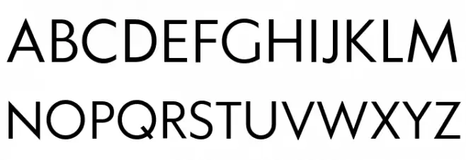 Klein Text Trial Book Schriftart Groß
