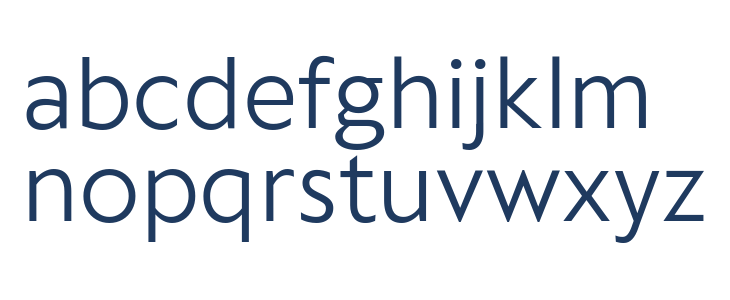 Klein Text Trial Book Lowercase