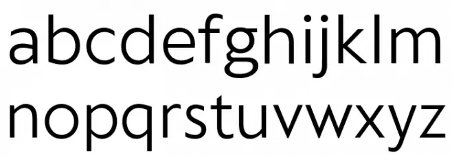 Klein Text Trial Book Шрифта строчной