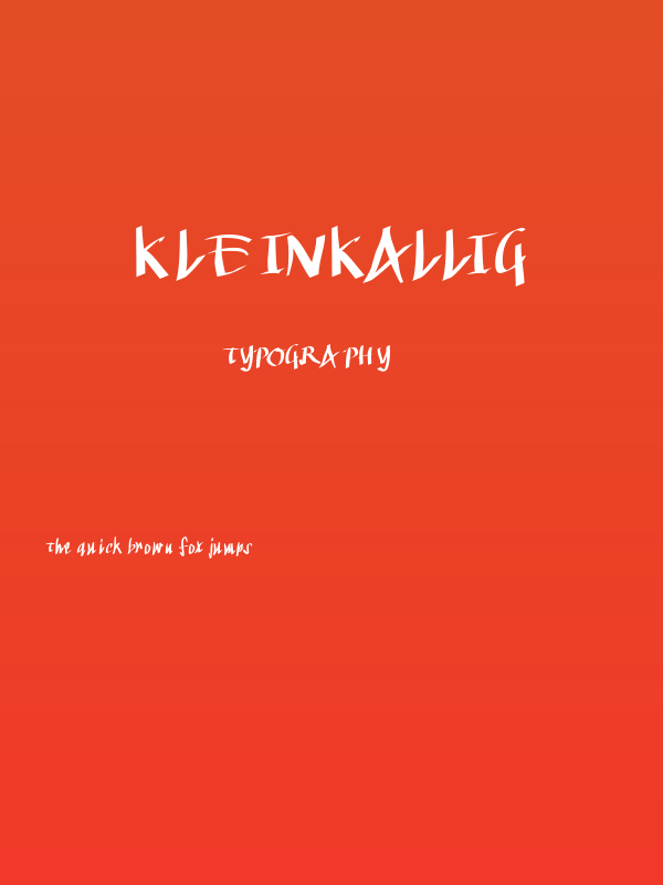 KleinKallig Poster