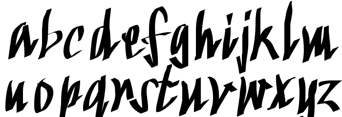 KleinKallig Font LOWERCASE