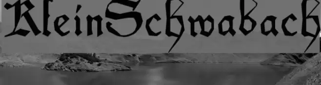 KleinSchwabach Font examples