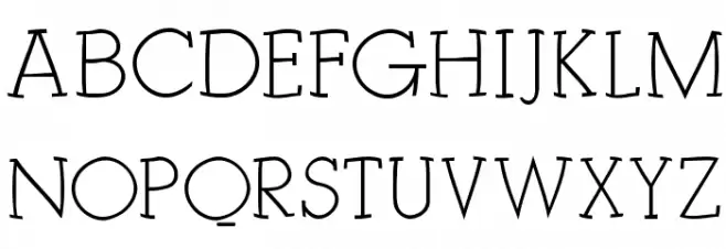 KleinSlabSerif Polices MAJUSCULES