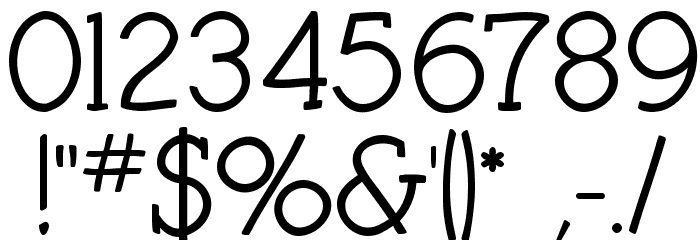 KleinSlabSerifBold Font OTHER CHARS