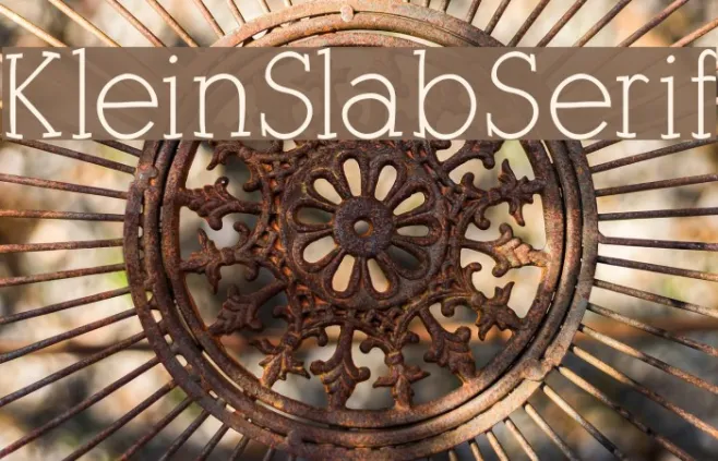 KleinSlabSerif Example 1