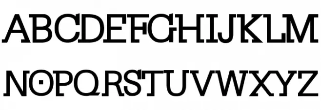 KleinSlabserif-Bold Fonte MAIÚSCULAS