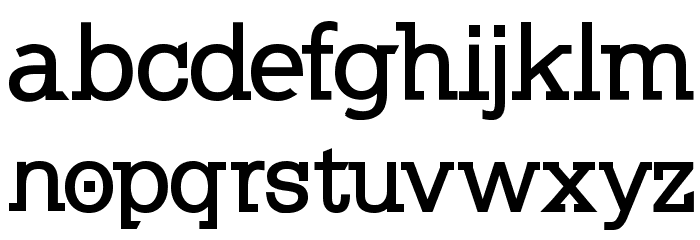 KleinSlabserif-Bold Fuentes MINÚSCULAS