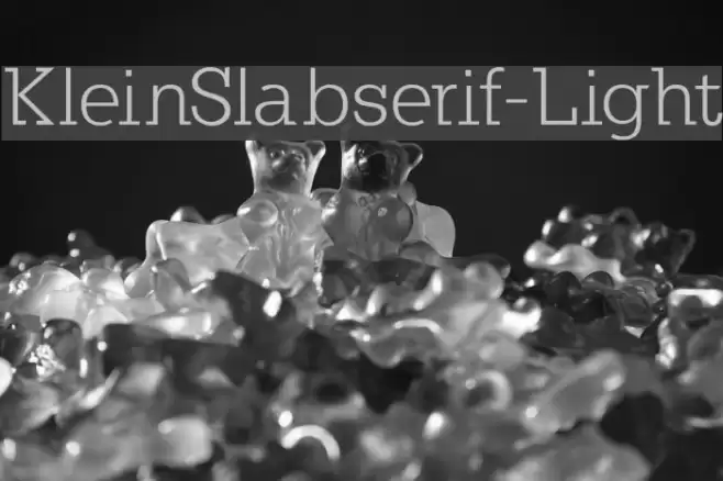 KleinSlabserif-Light Шрифта examples