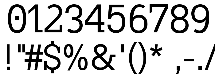 KleinSlabserif-Medium Font OTHER CHARS