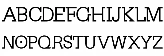 KleinSlabserif-Medium Polices MAJUSCULES