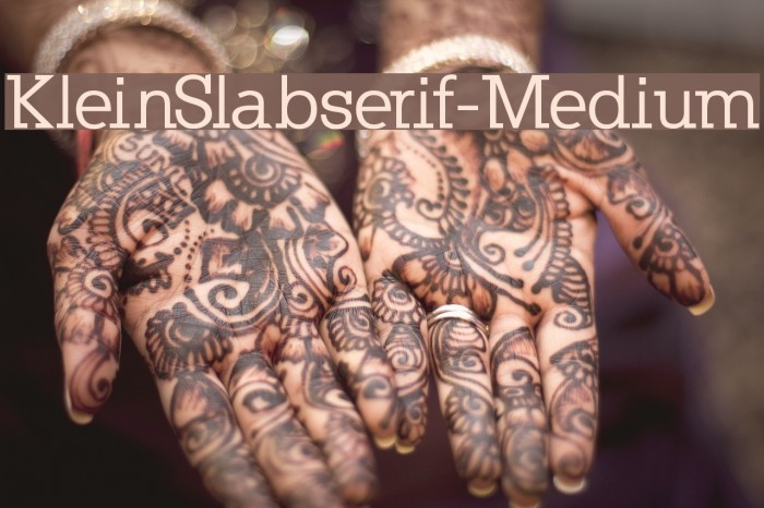 KleinSlabserif-Medium Font examples