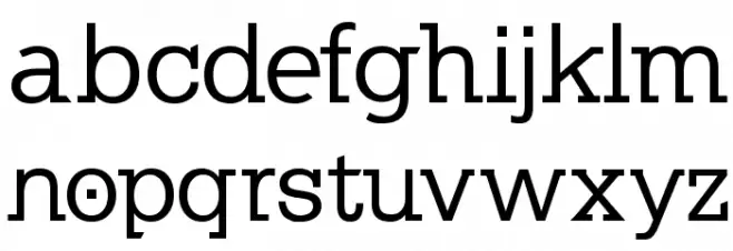 KleinSlabserif-Medium Fuentes MINÚSCULAS