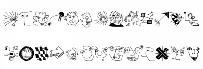 Kleinigkeiten Schriftart Groß