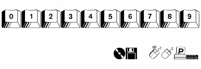 Kleinkeys Font OTHER CHARS