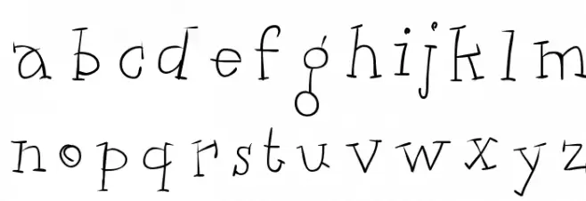 Kleins Dancing Slapzerif 字体 小写