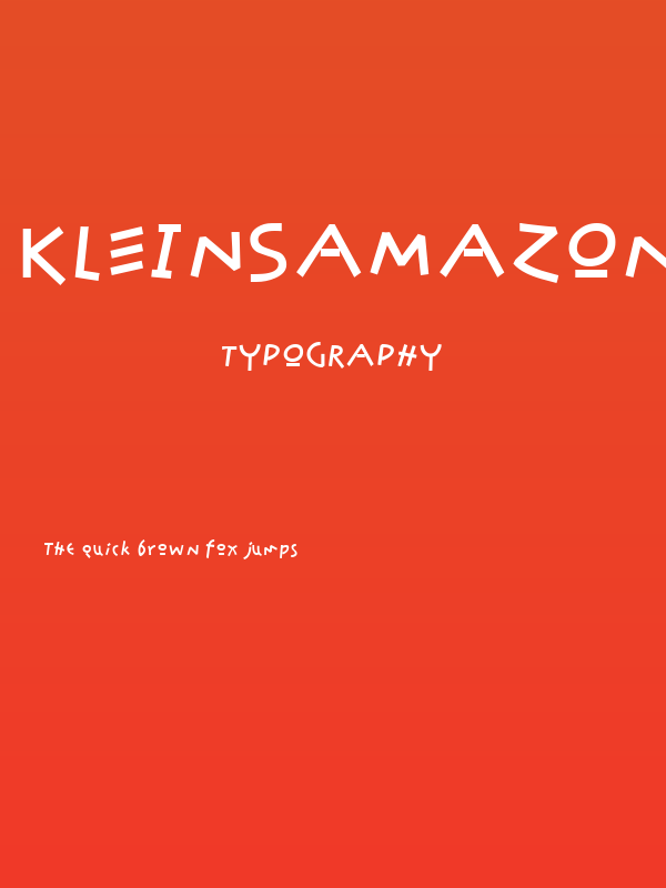 KleinsAmazon Poster
