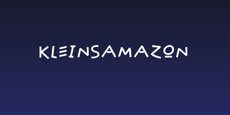 KleinsAmazon Social Header