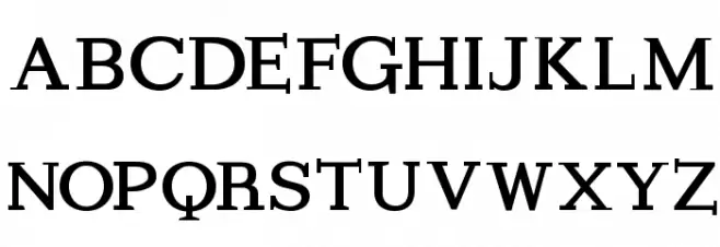 KleinsForgottenRoman Fonte MAIÚSCULAS