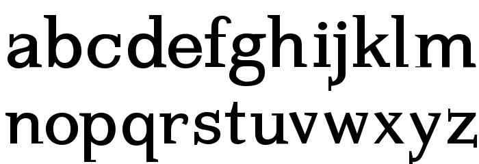 KleinsForgottenRoman Font LOWERCASE