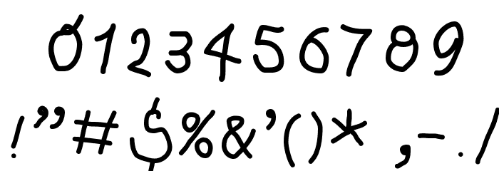 KleinsKrempelTypes Font OTHER CHARS