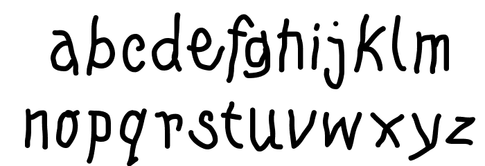 KleinsKrempelTypes Font LOWERCASE