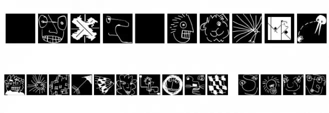 KleinsLittleDings Font OTHER CHARS