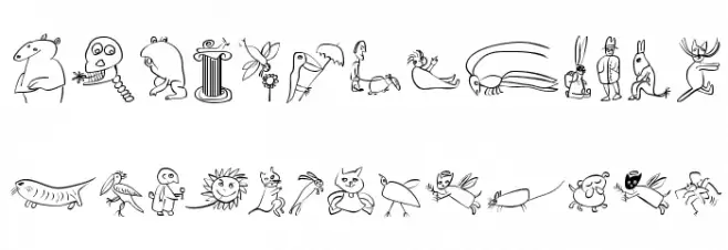KleinsTypen Font UPPERCASE