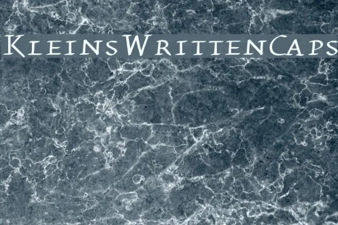KleinsWrittenCaps Example 2