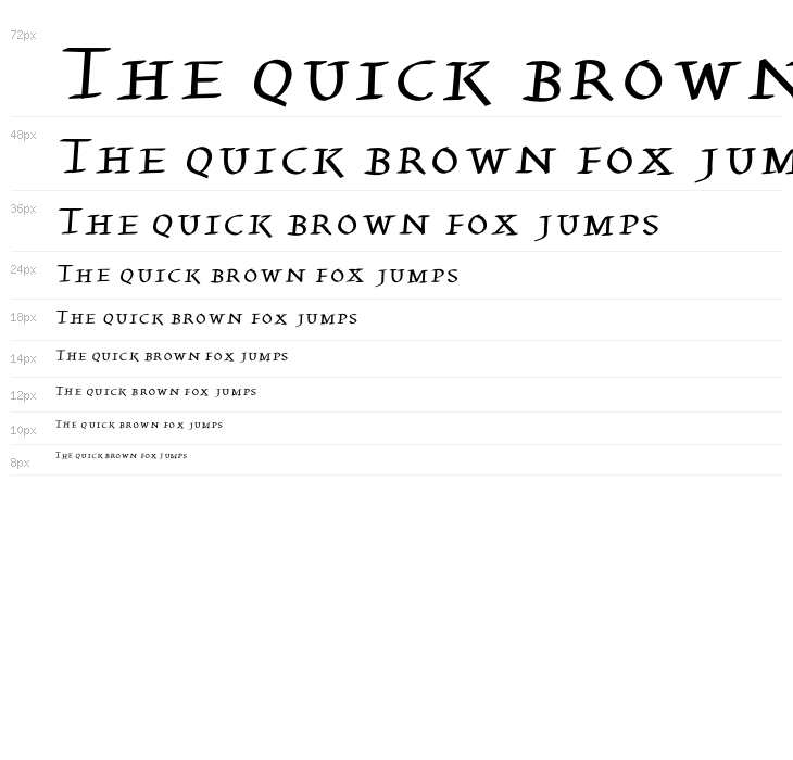 KleinsWrittenCaps Waterfall