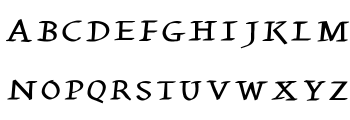 KleinsWrittenCaps Font LOWERCASE