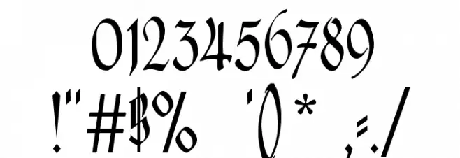 Kleinsemmering Font OTHER CHARS