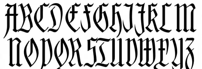 Kleinsemmering Schriftart Groß