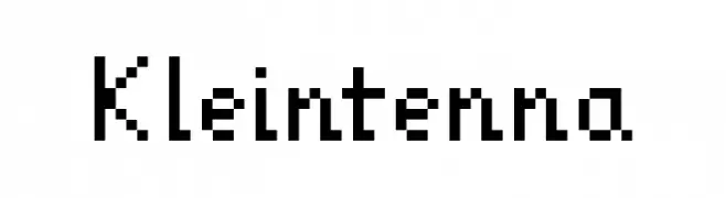 Kleintenna  Frei Schriftart Herunterladen