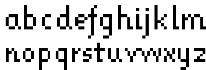 Kleintenna Font LOWERCASE