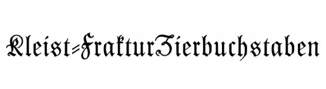 Kleist-FrakturZierbuchstaben  baixar fontes gratis