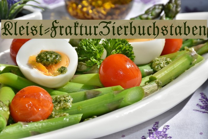Kleist-FrakturZierbuchstaben Font examples