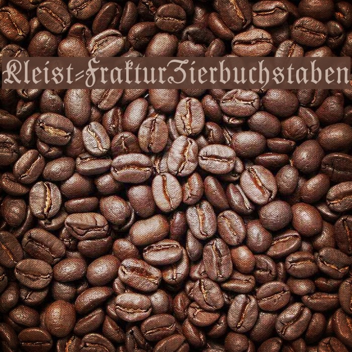 Kleist-FrakturZierbuchstaben Font examples