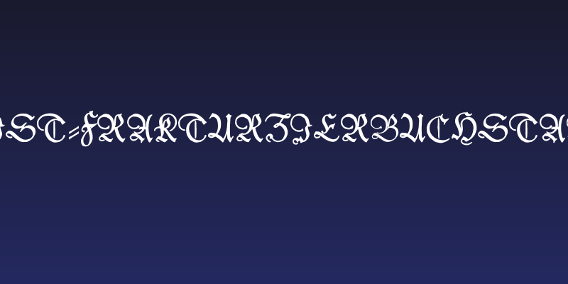 Kleist-FrakturZierbuchstaben Social Header