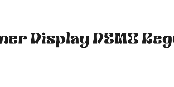 Klemer Display DEMO Regular Logo