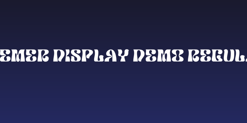 Klemer Display DEMO Regular Social Header
