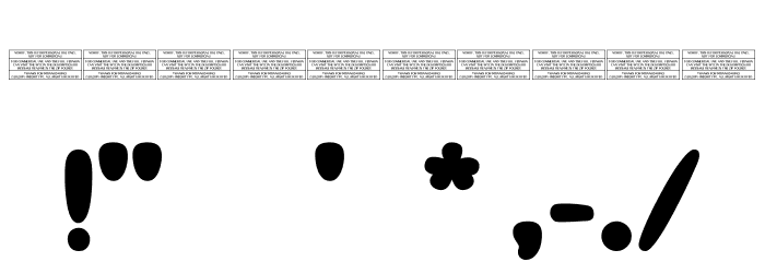 Klender DEMO Regular Font OTHER CHARS