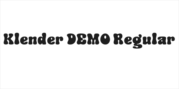 Klender DEMO Regular Logo