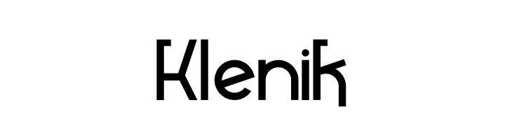 Klenik.  नि: शुल्क फ़ॉन्ट्स डाउनलोड