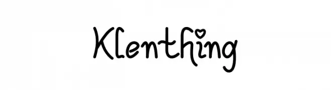Klenthing  Descarca Fonturi Gratis