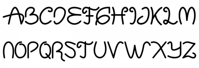 Klenthing 字体 大写