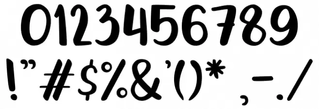 Klepon Ijo Font OTHER CHARS