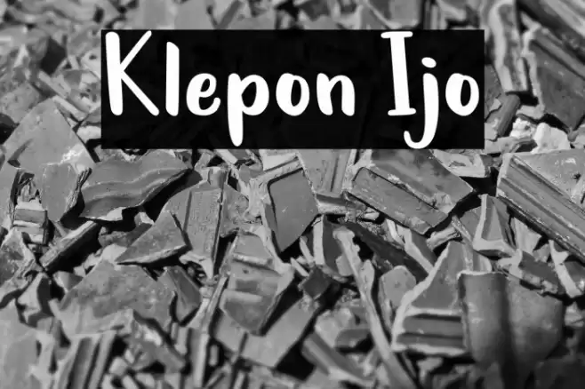 Klepon Ijo Font examples