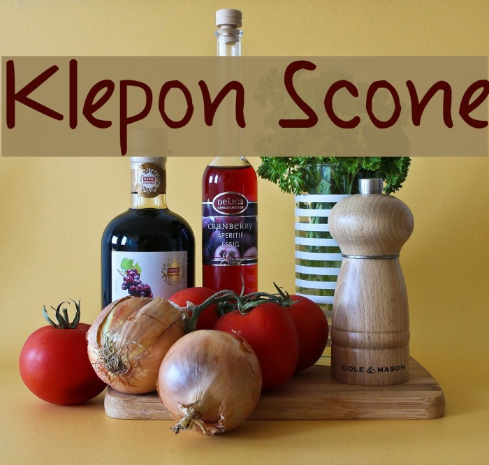 Klepon Scone Font examples