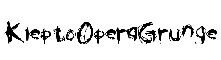 KleptoOperaGrunge  Free Fonts Download
